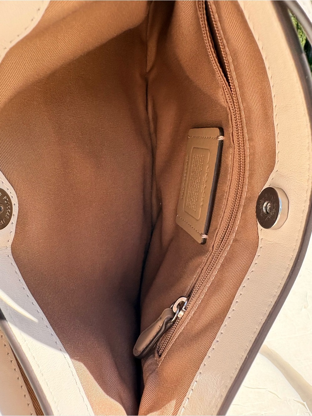 COACH Penelope Shoulder Bag In Chalk White CP101 - Picture 10 of 13